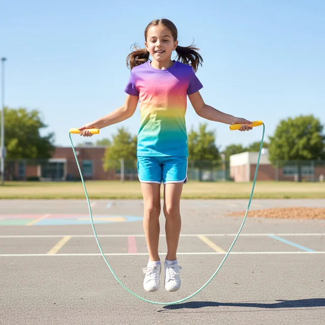 Kids Skipping Jump Rope – Comfortable Grip & Smooth Rotation for Active Play