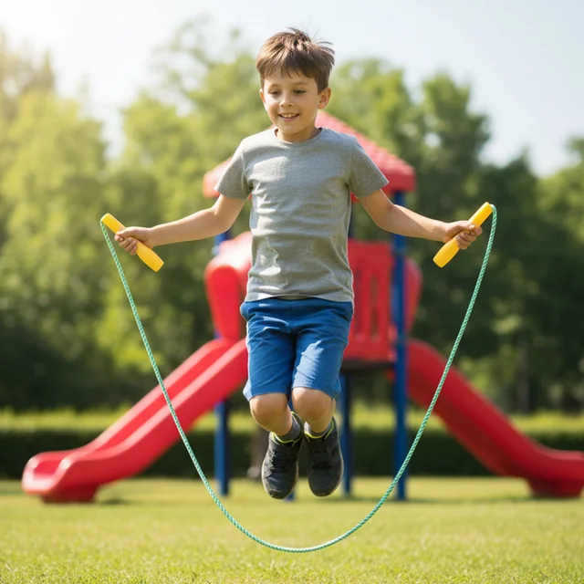 Kids Skipping Jump Rope – Comfortable Grip & Smooth Rotation for Active Play