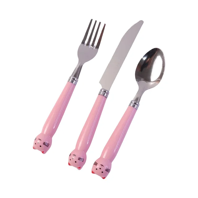 Kids Stainless Steel Cutlery Set – Safe, Durable & Portable