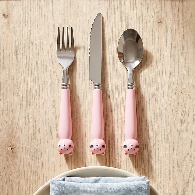 Kids Stainless Steel Cutlery Set – Safe, Durable & Portable