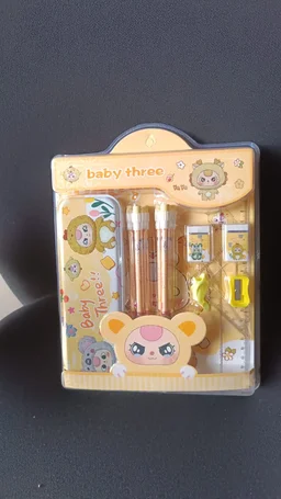 Kids Stationery Kit – 14-Piece Cartoon School Supplies Set