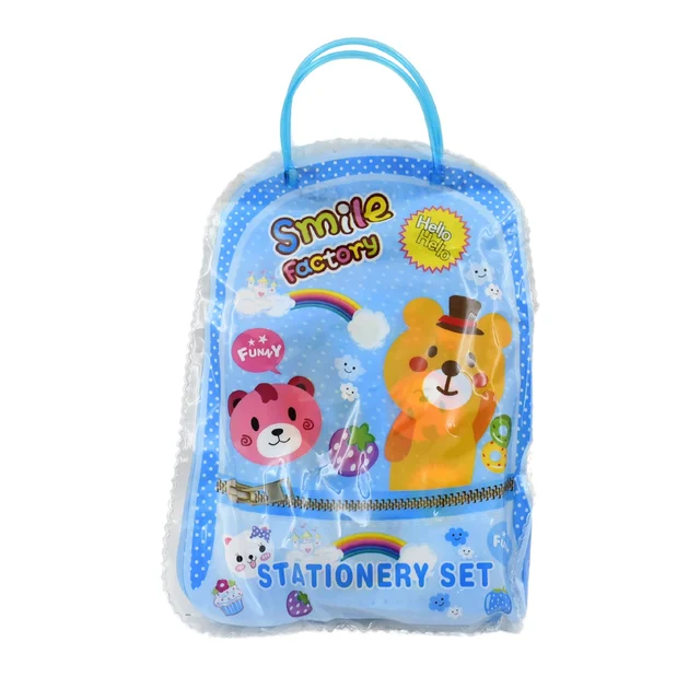 Kids Stationery Kit – 6-Piece Cartoon Set for School | TinyTrendy