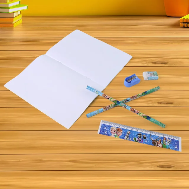 Kids Stationery Kit – 6-Piece Cartoon Set for School | TinyTrendy