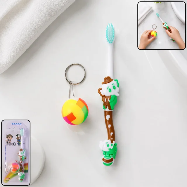 Kids Toothbrush – Fun Oral Care Set with Toy and Ball