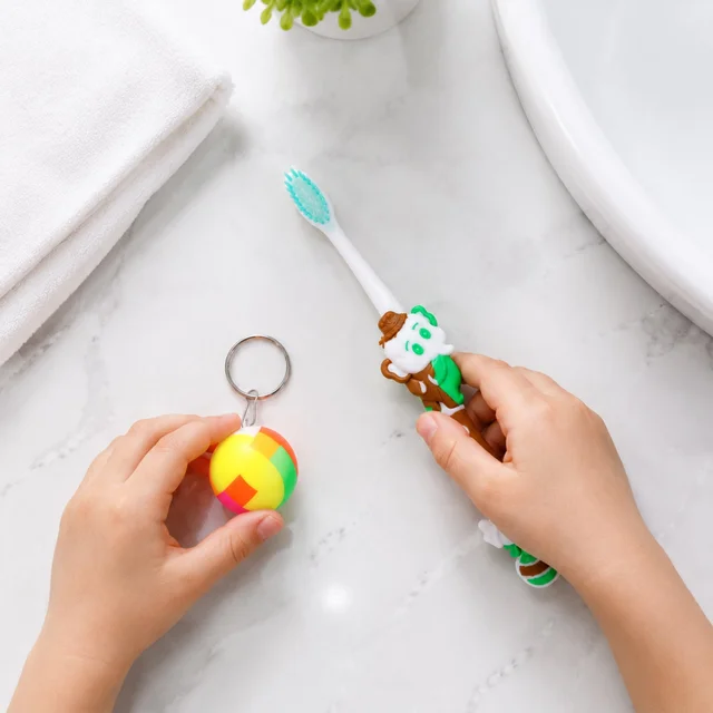 Kids Toothbrush – Fun Oral Care Set with Toy and Ball