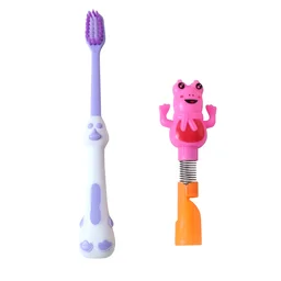 Kids Toothbrush Set – Soft Bristles & Fun Frog Design