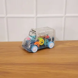 Kids Transparent Musical Light-Up School Bus – Engaging Playtime Toy