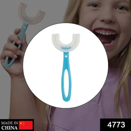 Kids U-Shaped Toothbrush – Gentle Cleaning for Toddlers | Mini Bubbles