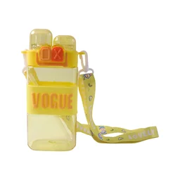 Kids Water Bottle – Leakproof Straw & Portable Carry Strap