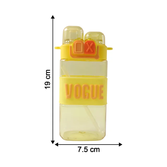 Kids Water Bottle – Leakproof Straw & Portable Carry Strap