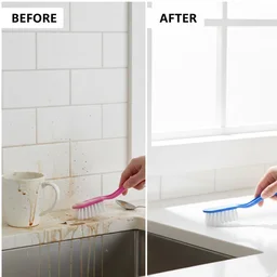 Kitchen Cleaning Brush Set – 3-Pc Multi-Purpose | Velvet Wipe