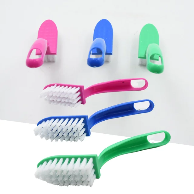 Kitchen Cleaning Brush Set – 3-Pc Multi-Purpose | Velvet Wipe
