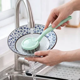 Kitchen Cleaning Set – 6-in-1 Stainless Steel Scrubber