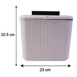 Kitchen Dustbin with Lid – Compact 25x22 cm for Small Spaces