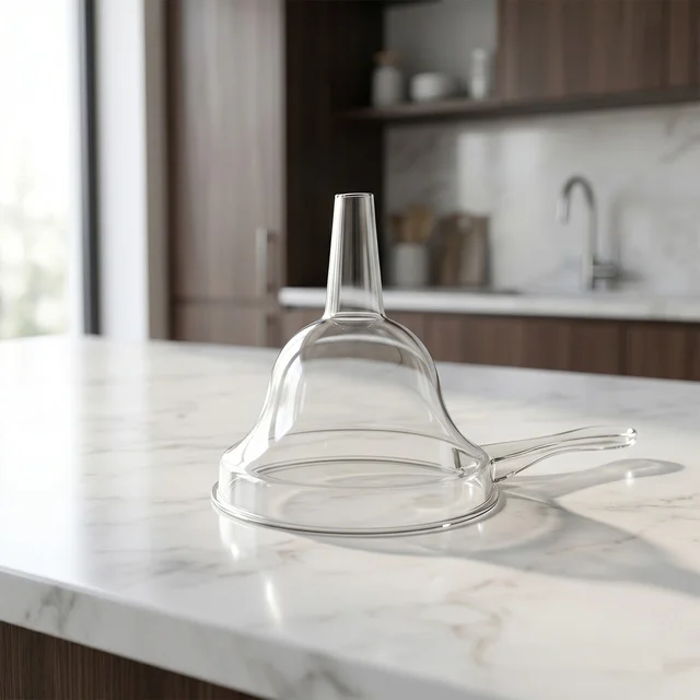 Kitchen Funnel with Handle – Spill-Free Wide Mouth Pouring Tool