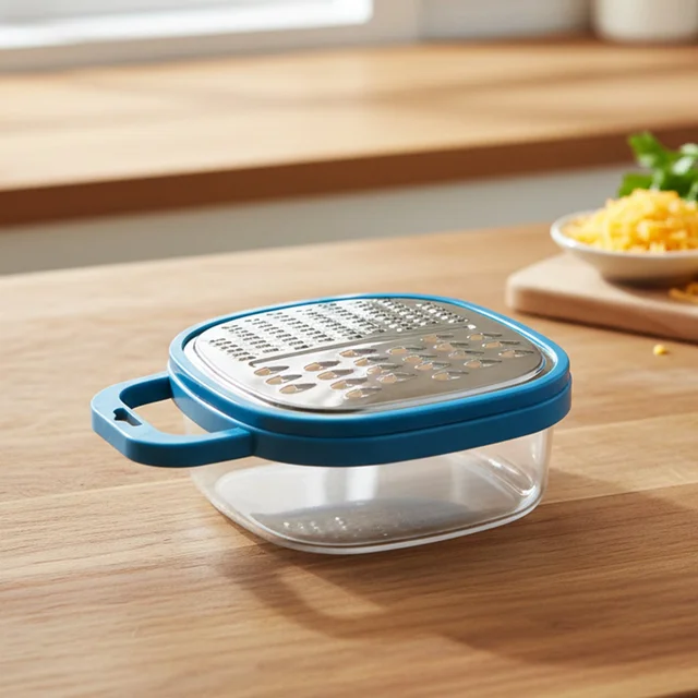 Kitchen Grater with Container – Versatile Food Prep Tool