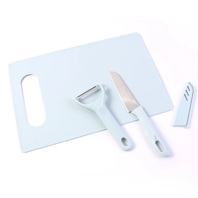 Kitchen Knife Set – 3 in 1 Knife, Chopping Board & Peeler