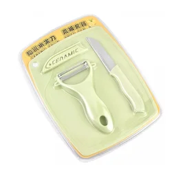 Kitchen Knife Set – 3-Pc Peeler & Stainless Steel Knives | CookAura