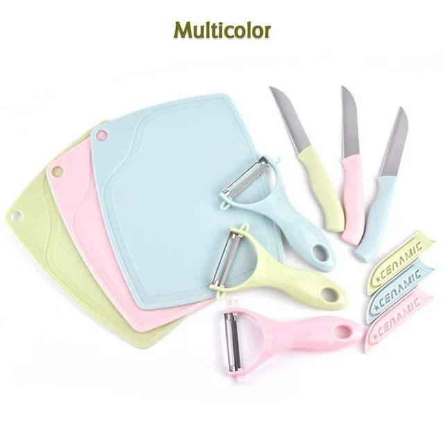 Kitchen Knife Set – 3-Pc Peeler & Stainless Steel Knives | CookAura