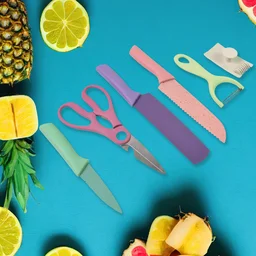 Kitchen Knife Set – Professional 6-Piece High Carbon Steel | CookAura