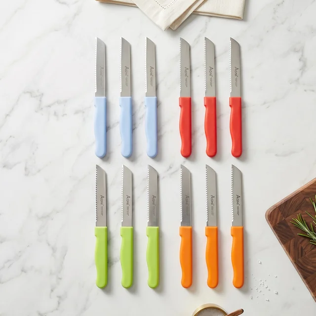 Kitchen Knife Set – Sharp, Durable & Colour-Coded for Daily Use
