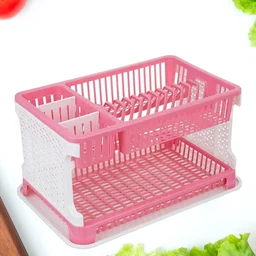 Kitchen Organizer Rack with Water Storing Tray – Durable & Space-Saving