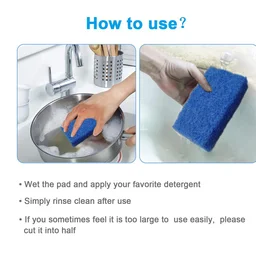 Kitchen Scrubber Pads – Non-Scratch, Versatile Cleaning | Quickslice