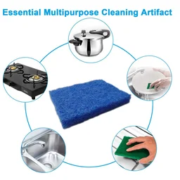 Kitchen Scrubber Pads – Non-Scratch, Versatile Cleaning | Quickslice