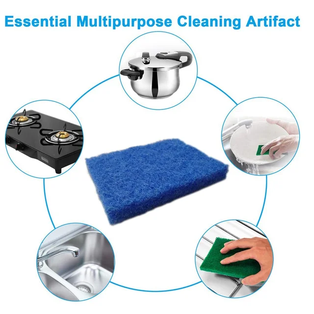 Kitchen Scrubber Pads – Non-Scratch, Versatile Cleaning | Quickslice
