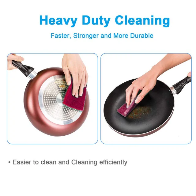 Kitchen Scrubber Pads – Non-Scratch, Versatile Cleaning | Quickslice