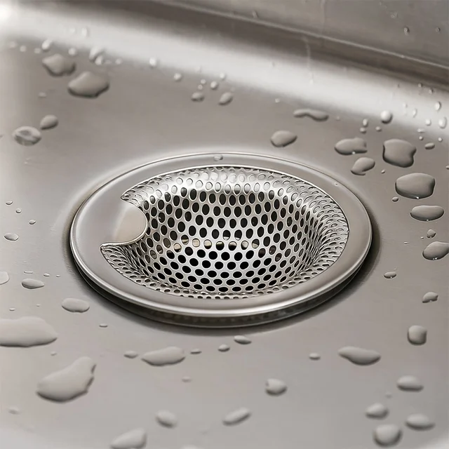 Kitchen Sink Drain Strainer – Rust-Resistant Deep Basket Stopper