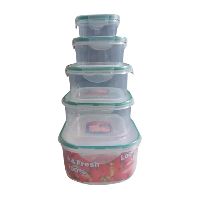 Kitchen Storage Containers – 5 Pc Airtight Set | Tidy Table
