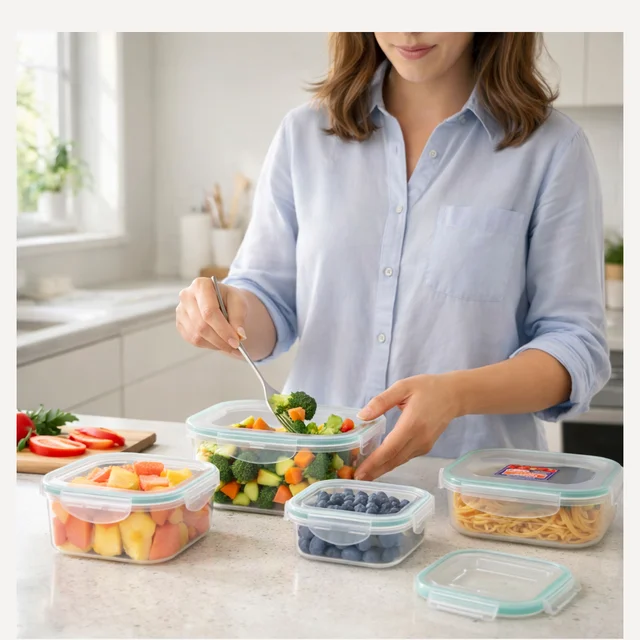 Kitchen Storage Containers – 5 Pc Airtight Set | Tidy Table