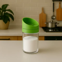 Kitchen Storage Jars – Airtight 2-Piece Slant-Lid Set