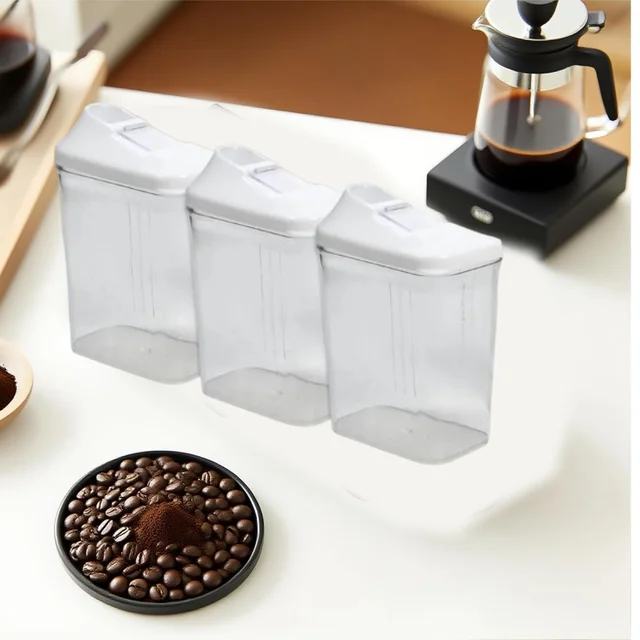 Kitchen Storage Jars Set – 3pc BPA-Free & Stackable | CookAura