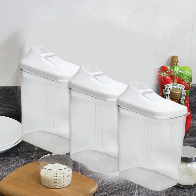Kitchen Storage Jars Set – 3pc BPA-Free & Stackable | CookAura