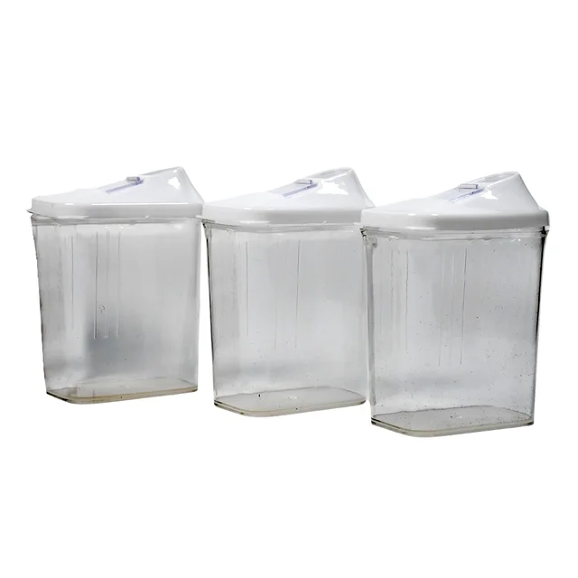 Kitchen Storage Jars Set – 3pc BPA-Free & Stackable | CookAura