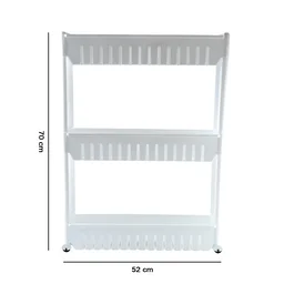 Kitchen Storage Rack – Durable 3-Layer Organizer for Countertops
