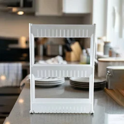Kitchen Storage Rack – Durable 3-Layer Organizer for Countertops