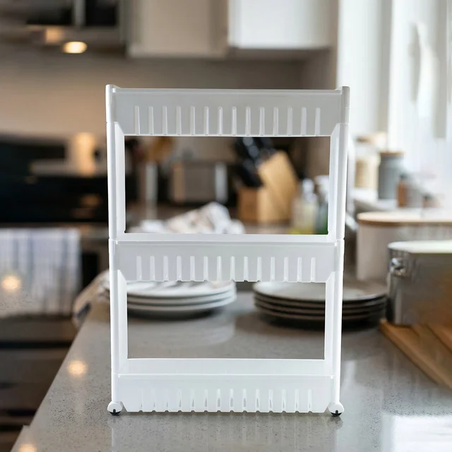Kitchen Storage Rack – Durable 3-Layer Organizer for Countertops
