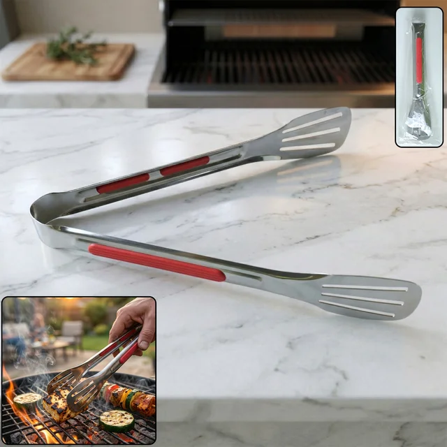 Kitchen Tongs Stainless Steel Multi Purpose Anti Slip Grip