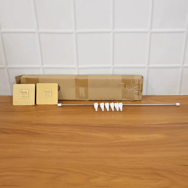 Kitchen Utility Hook Rack – Wall Mounted Adhesive Organizer