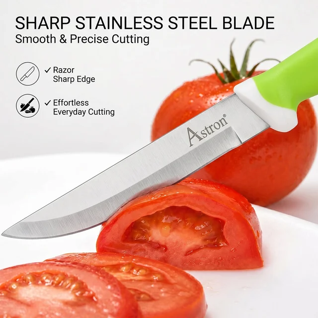 Kitchen Utility Knife – Sharp Stainless Steel Blade & Ergonomic Handle