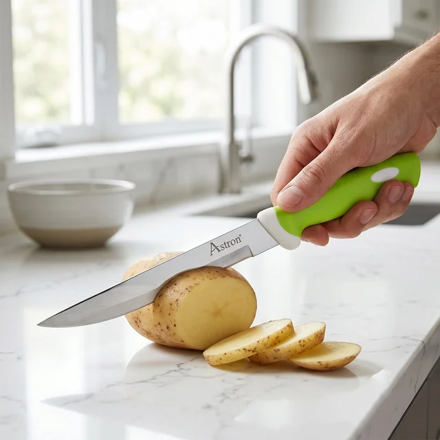 Kitchen Utility Knife – Sharp Stainless Steel Blade & Ergonomic Handle