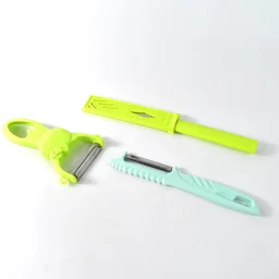 Kitchen Vegetable Peelers – 3 Piece Set with Non-slip Handles