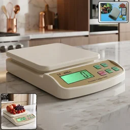 Kitchen Weighing Scale – Compact Digital Food & Recipe Measure