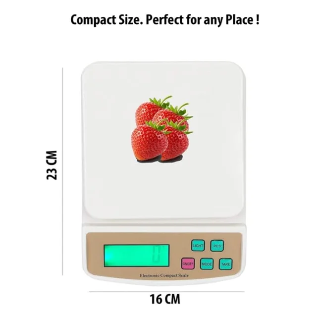 Kitchen Weighing Scale – Compact Digital Food & Recipe Measure