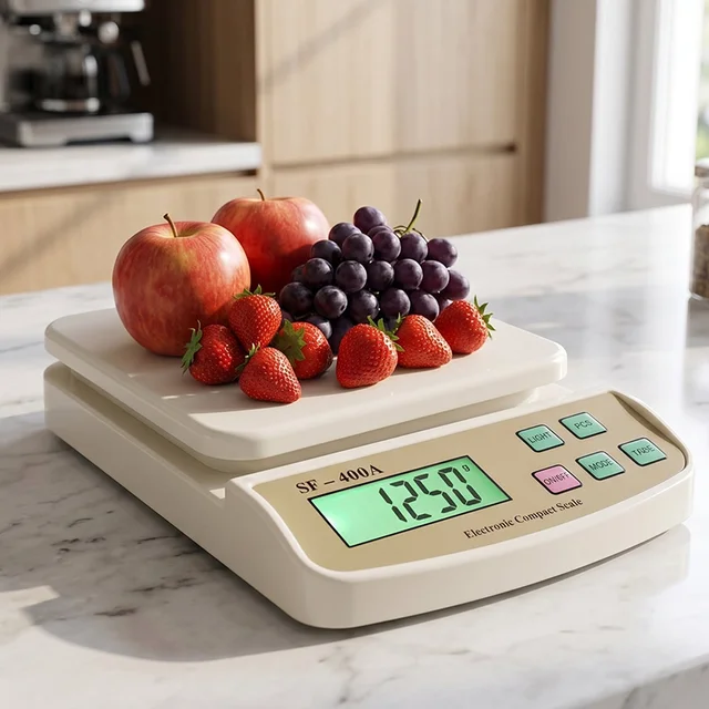 Kitchen Weighing Scale – Compact Digital Food & Recipe Measure
