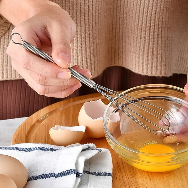Kitchen Whisk – 16cm Stainless Steel Non-Scratch Hand Tool