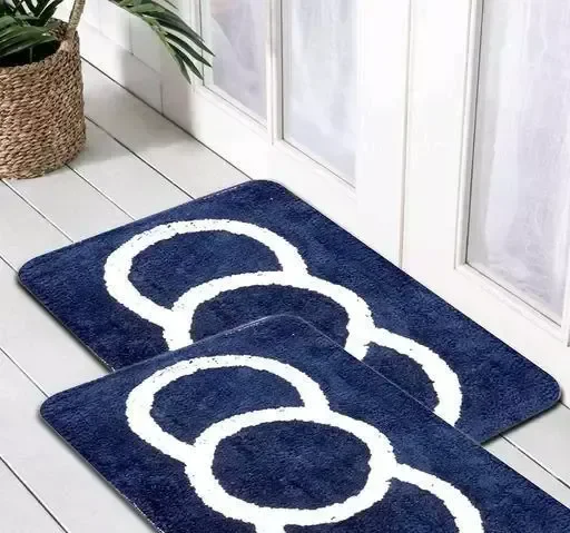 Nikku home fancy super soft micro fiber doormat &floor mat micro fiber bathmats mat sett/carpet mat/Kitchen doormat and fancy rugs doormatoff 2 ps Mo
